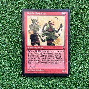 MTG Goblin Recruiter Visions Uncommon Vintage Magic The Gathering